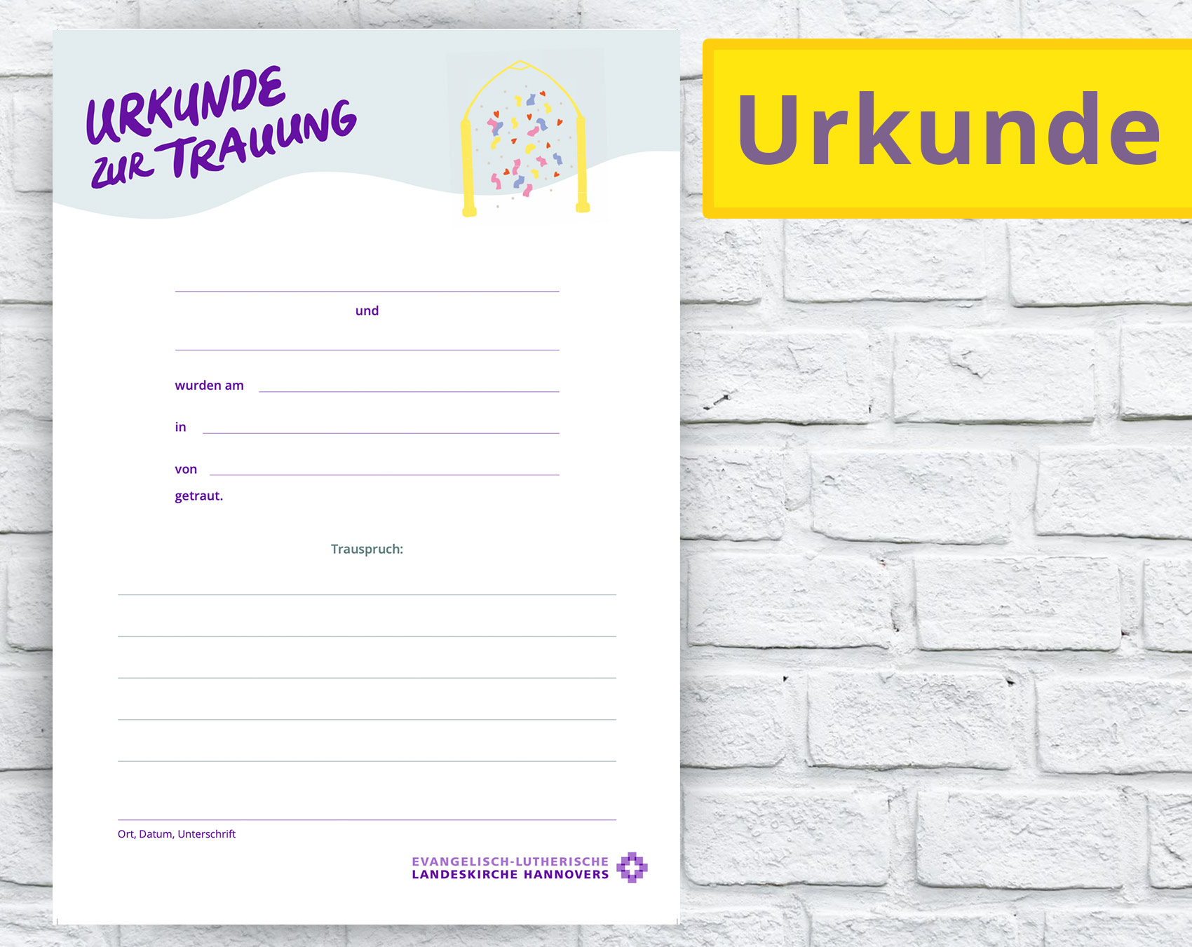 Urkunden "einfach heiraten"
