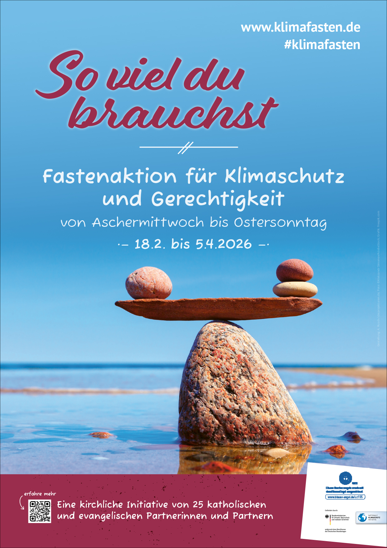 Klimafasten – Werbeplakat