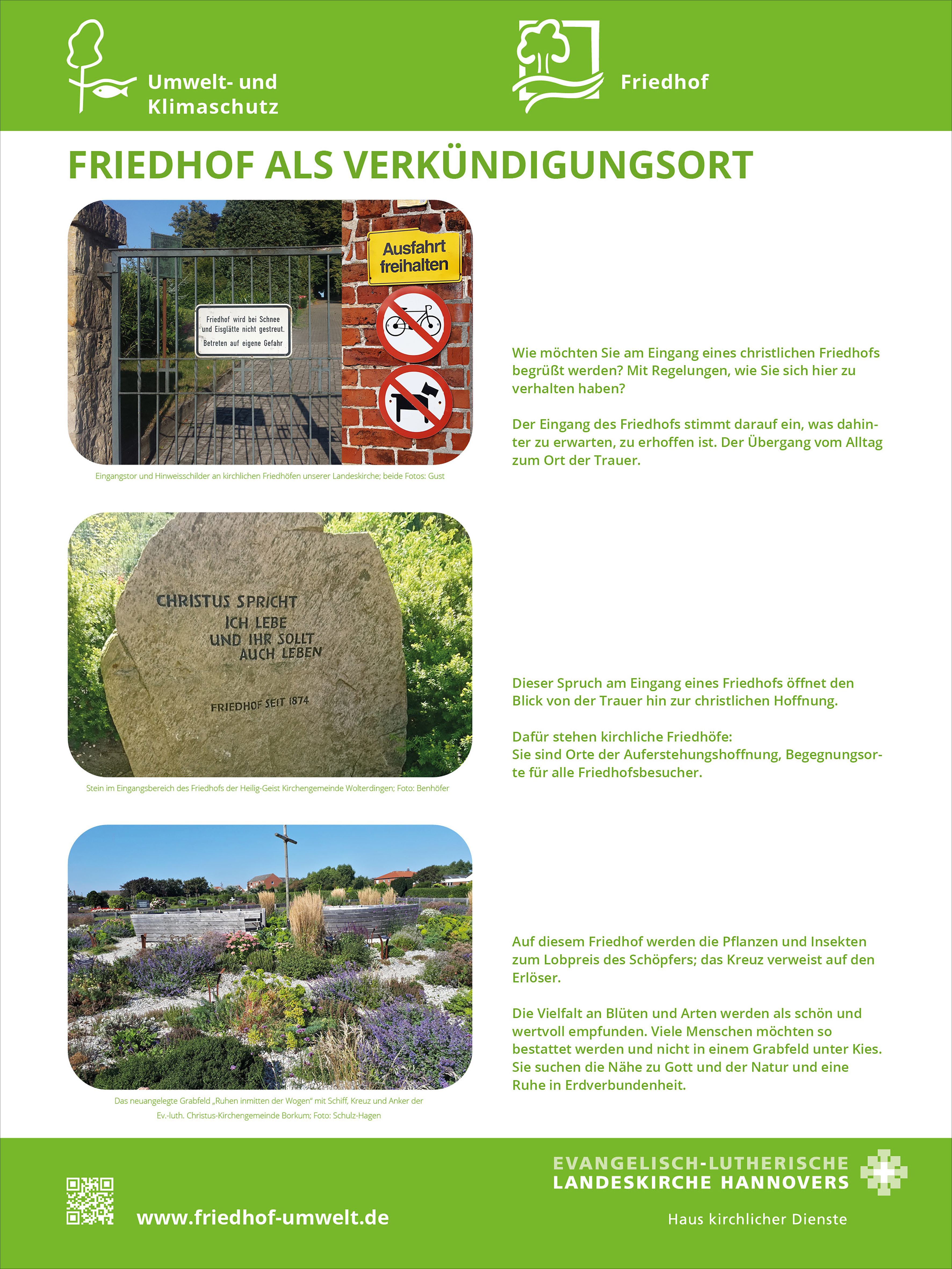 Verleih: Ausstellung „Biodiversität auf kirchlichen Friedhöfen“