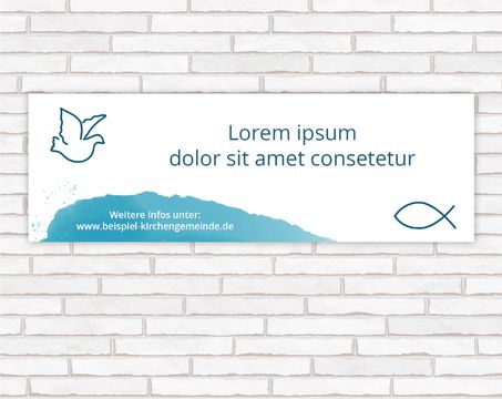Banner - Gottesgeschenk, Taufe