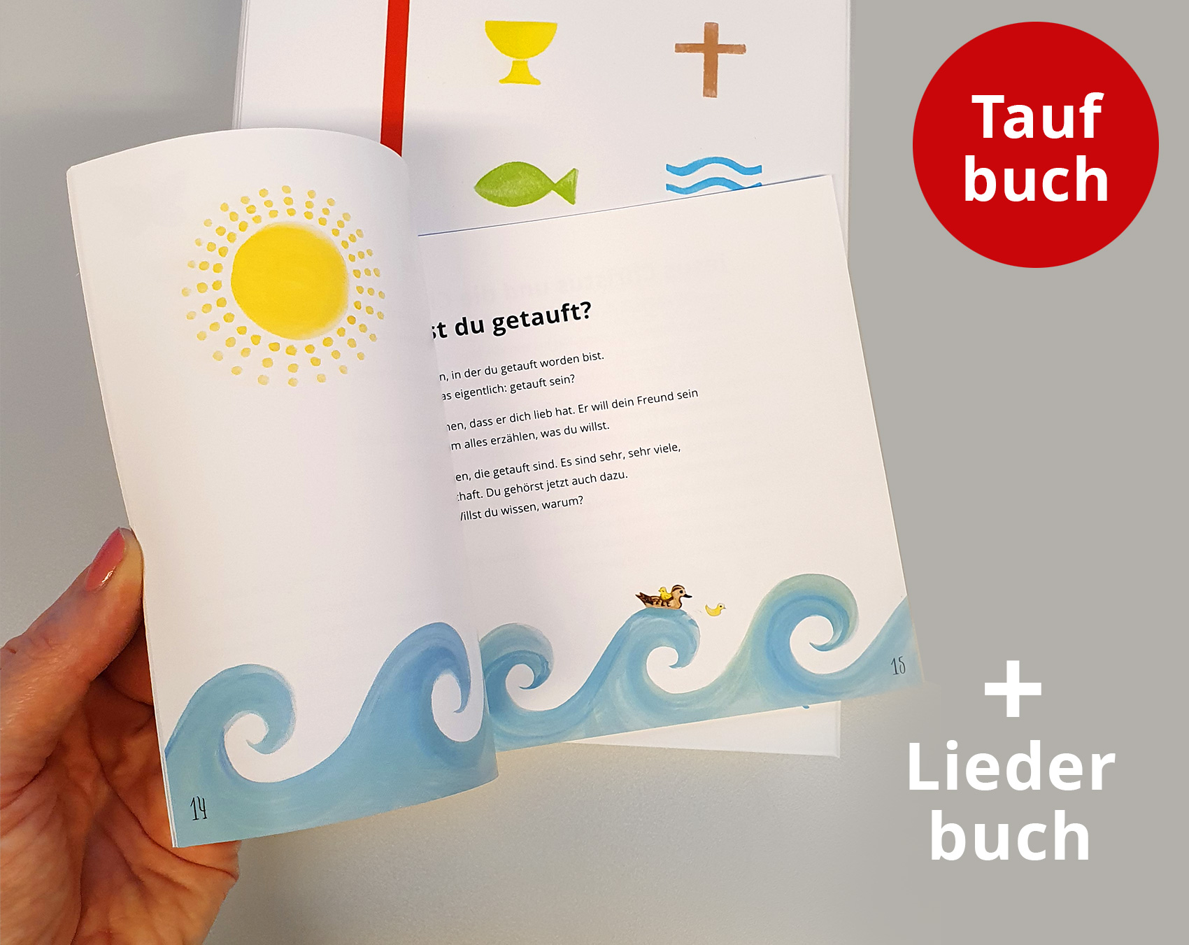 Taufe-erinnern Taufbuch (Liederheft + Karten Sammelbox)