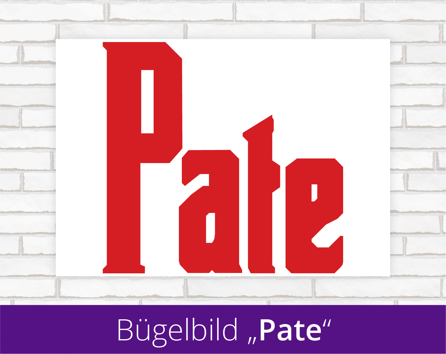 Bügelbilder zur Taufe "Gottesgeschenk"