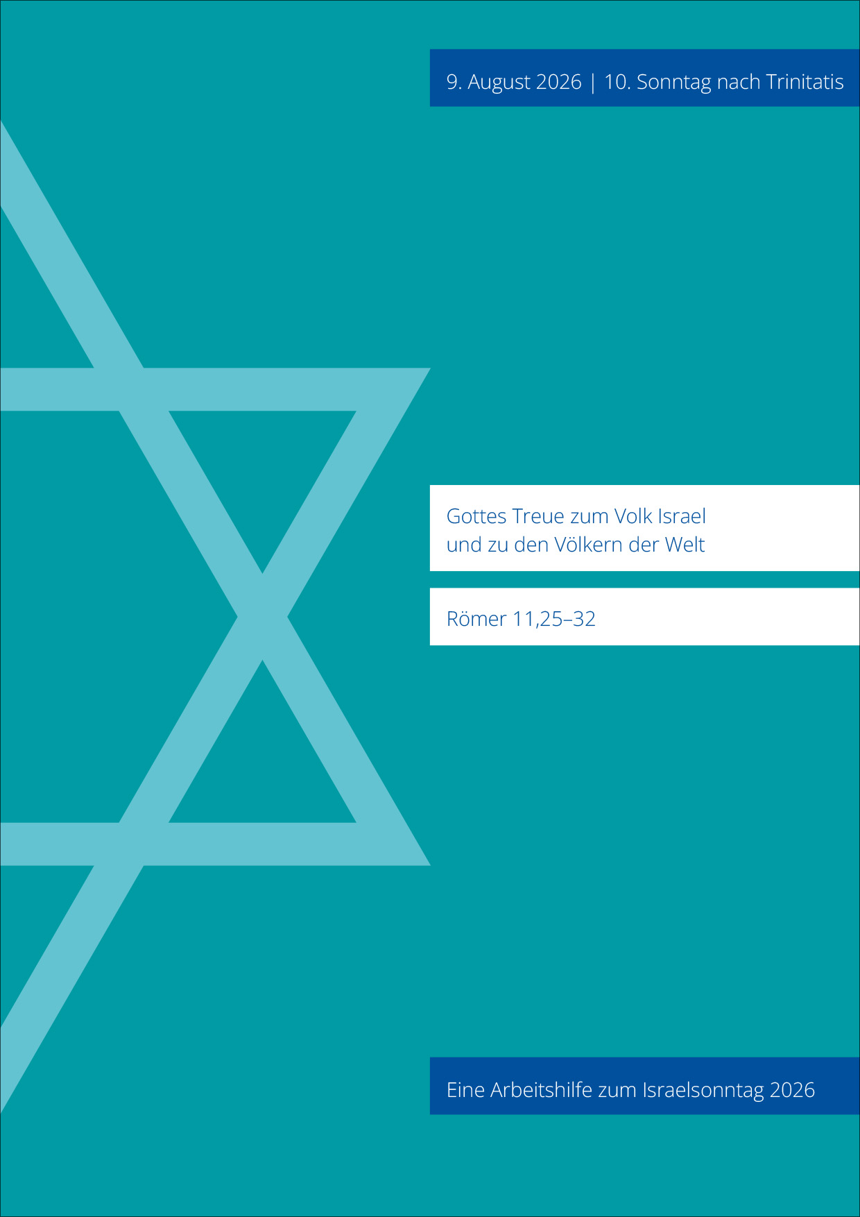 Arbeitshilfe zum Israelsonntag 2026 – PDF-Version