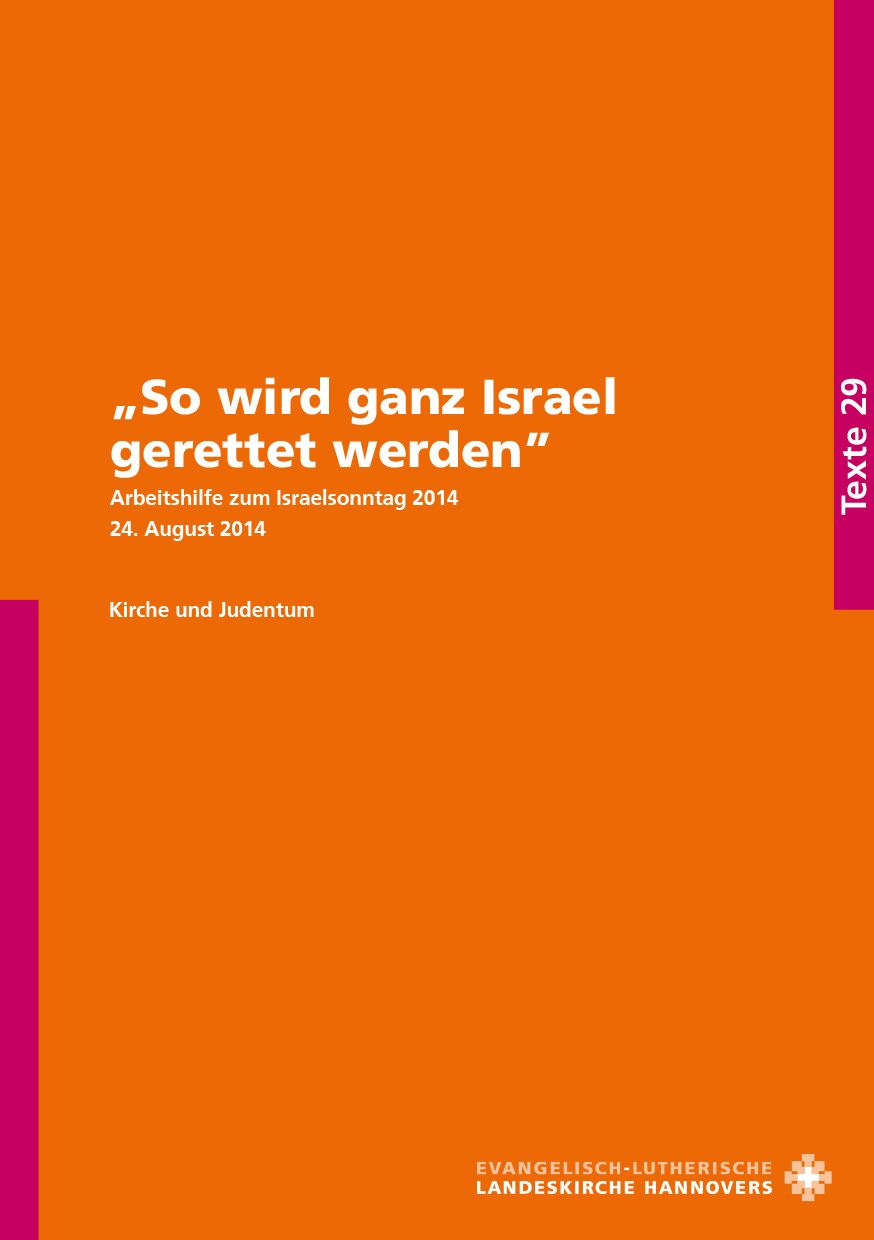 Arbeitshilfen zum Israelsonntag 2009 – 2015 – PDF-Version