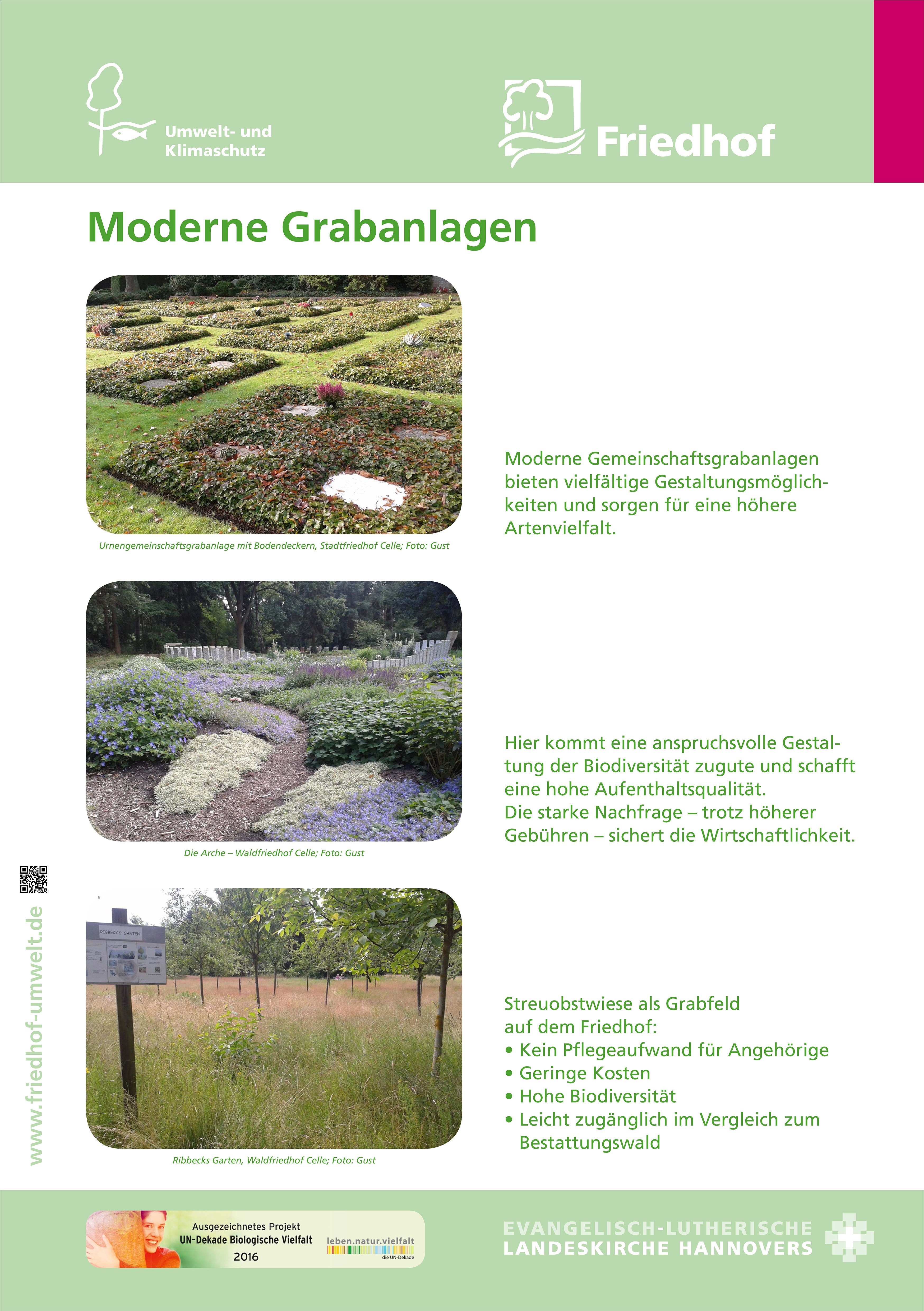 Verleih: Ausstellung „Biodiversität auf kirchlichen Friedhöfen“