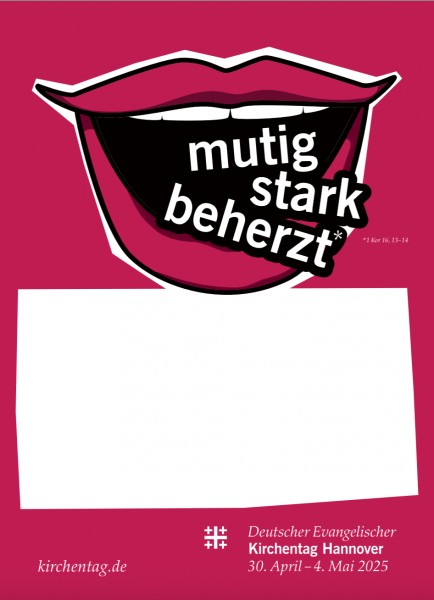 Plakat Kirchentag zum individualisieren